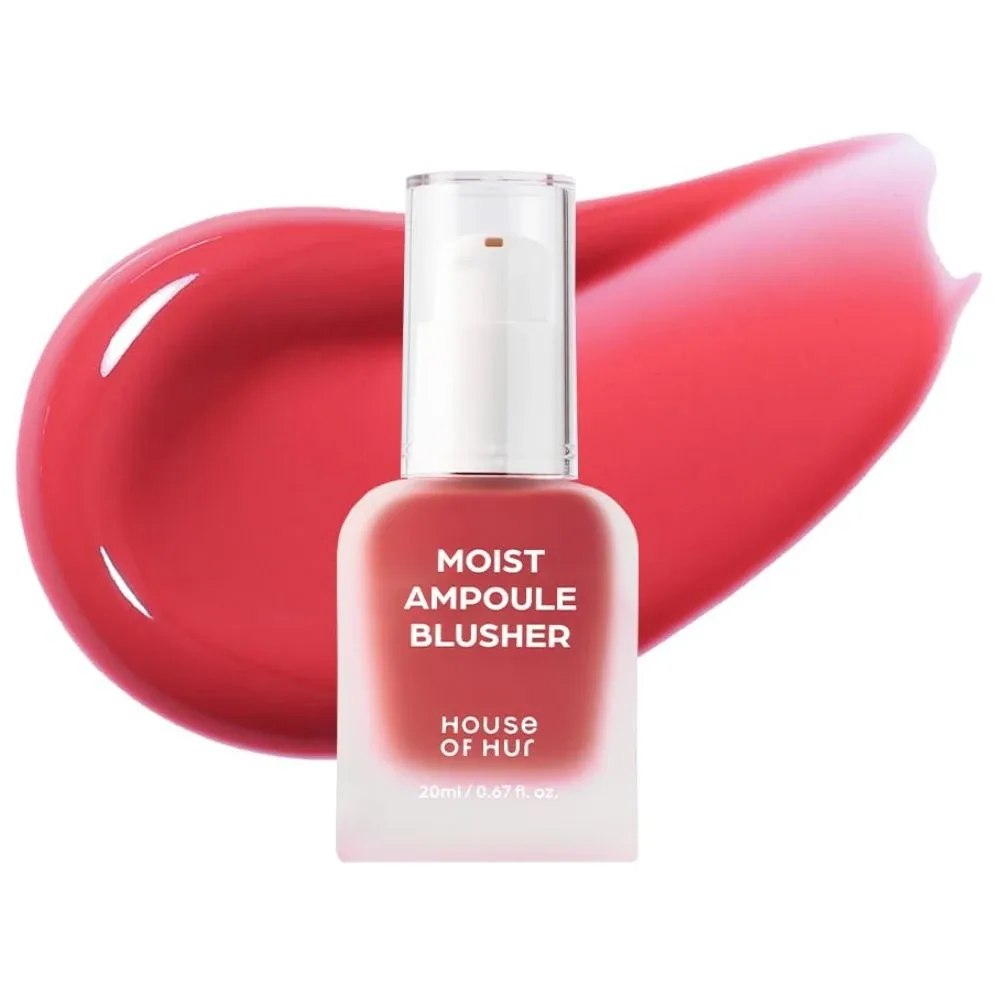 Жидкие румяна House of Hur Moist Ampoule Blusher увлажняющие, сияющий финиш, оттенок 02 Deep Plum, 20 мл