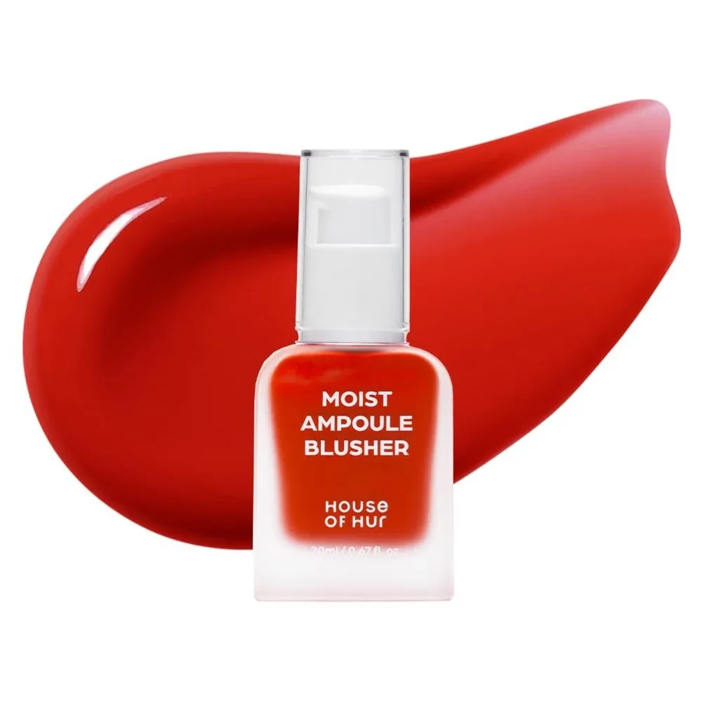 Жидкие румяна House of Hur Moist Ampoule Blusher увлажняющие, сияющий финиш, оттенок 10 Grape Heat, 20 мл