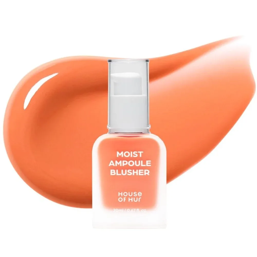Жидкие румяна House of Hur Moist Ampoule Blusher увлажняющие, сияющий финиш, оттенок 11 Peachy Muse, 20 мл