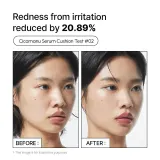 Тональный кушон Parnell Cicamanu Serum Cushion 25N Ratan увлажняющий, с сияющим финишем, 15 г — фото 7