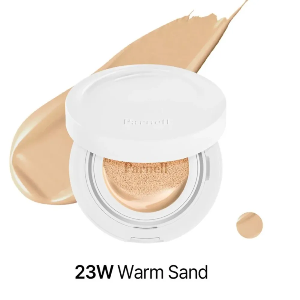 Тональный кушон Parnell Cicamanu Serum Cushion 23W Warm Sand увлажняющий, с сияющим финишем, 15 г