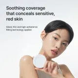 Тональный кушон Parnell Cicamanu Serum Cushion 23W Warm Sand увлажняющий, с сияющим финишем, 15 г — фото 3