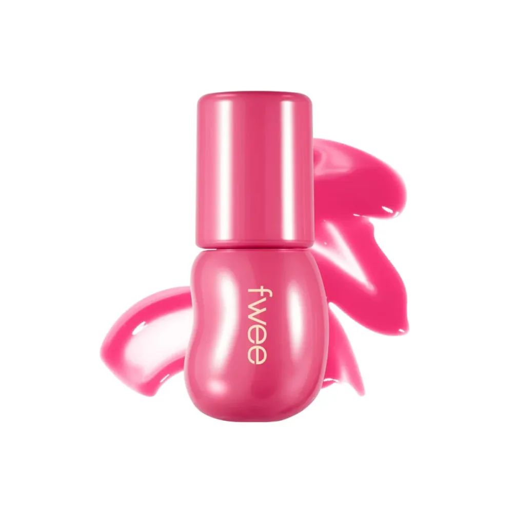 Блеск для губ Fwee 3D Voluming Gloss, тонирующий, с эффектом объёма, оттенок Pink Candy 70%