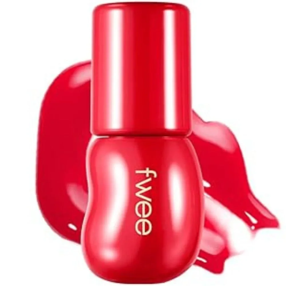 Блеск для губ Fwee 3D Voluming Gloss, тонирующий, с эффектом объёма, оттенок Red Aengdu 70%, 5,3 г