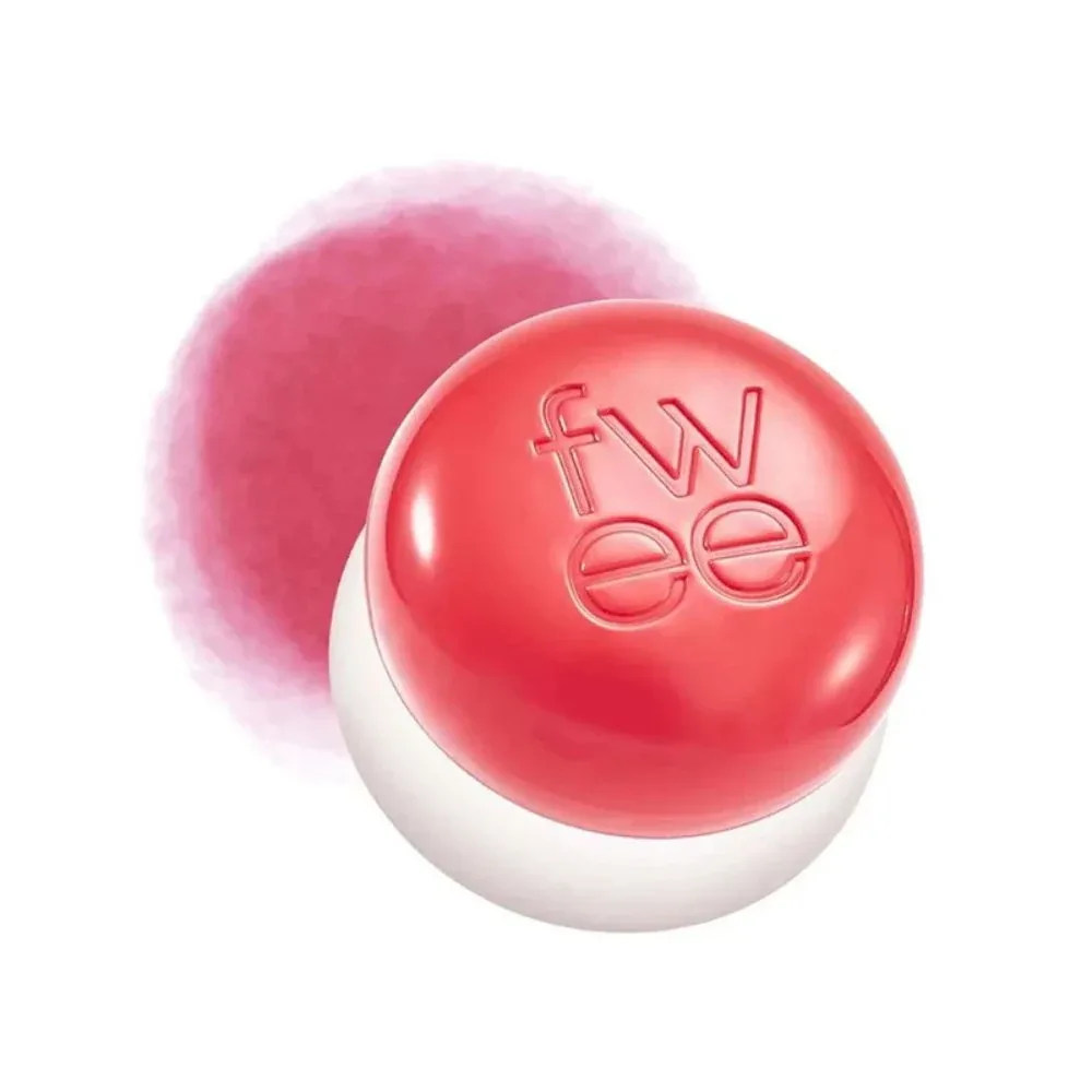 Средство для губ и щёк Fwee Lip and Cheek Blurry Pudding Pot, с брелоком, оттенок CR03 BFF