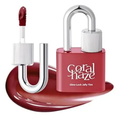 Тинт для губ Coralhaze Glow Lock Jelly Tint гелевый, лаковый блеск, оттенок 110 Chilling, 4 г