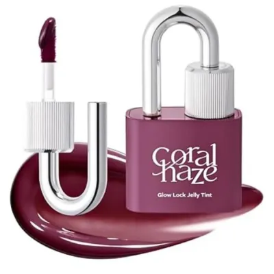 Тинт для губ Coralhaze Glow Lock Jelly Tint гелевый, лаковый блеск, оттенок 109 Heavy, 4 г