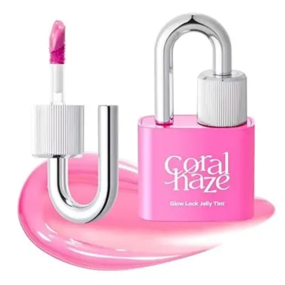 Тинт для губ Coralhaze Glow Lock Jelly Tint гелевый, лаковый блеск, оттенок 106 Chewy, 4 г