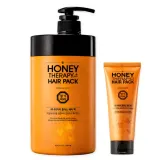 Маска для волос Daeng Gi Meo Ri Honey Plus Hair Pack питательная, увлажняющая, для повреждённых и окрашенных волос, 1000 мл — фото 2