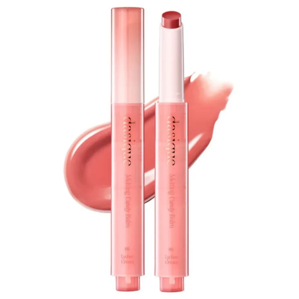Оттеночный бальзам для губ Dasique Melting Candy Balm в стике, оттенок 09 Lychee Cream