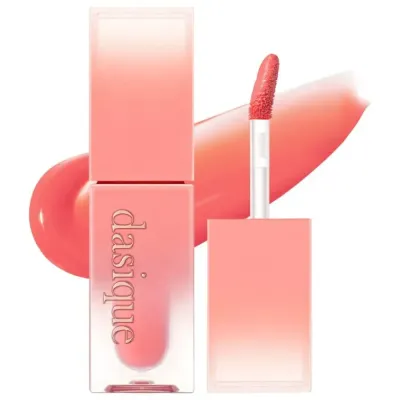 Тинт для губ Dasique Juicy Dewy Tint лёгкий, стеклянный блеск, оттенок 02 Melon Sherbet