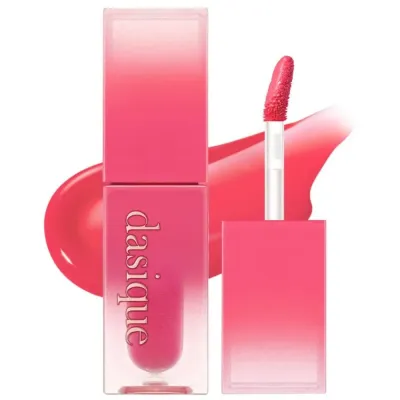 Тинт для губ Dasique Juicy Dewy Tint лёгкий, стеклянный блеск, оттенок 07 Cherry Soda