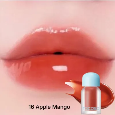 Масло для губ Tocobo Juicy Berry Plumping Lip Oil, тонирующее, стеклянный блеск, оттенок 16 APPLE MANGO
