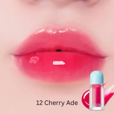 Масло для губ Tocobo Juicy Berry Plumping Lip Oil, тонирующее, стеклянный блеск, оттенок 12 CHERRY ADE