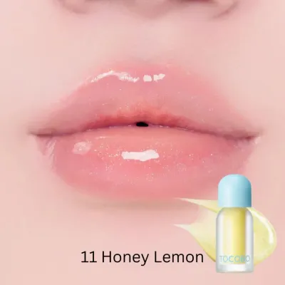 Масло для губ Tocobo Juicy Berry Plumping Lip Oil, тонирующее, стеклянный блеск, оттенок 11 HONEY LEMON