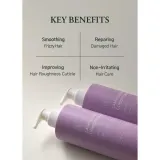 Кондиционер для волос LaFerme Laminaria White Musk для лёгкого расчёсывания, для тонких и сухих волос, 1000 мл — фото 4
