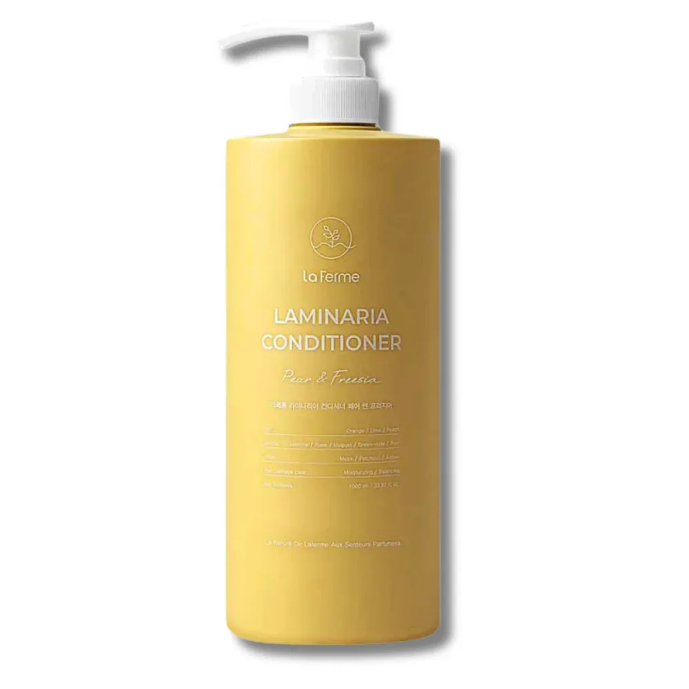 Кондиционер для волос LaFerme Laminaria Pear and Freesia увлажняющий, для сухих и повреждённых волос, 1000 мл