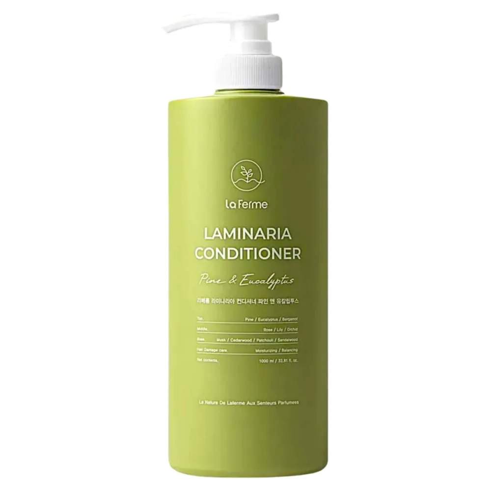 Кондиционер для волос LaFerme Laminaria Pine and Eucalyptus для гладкости, для сухих и повреждённых волос, 1000 мл