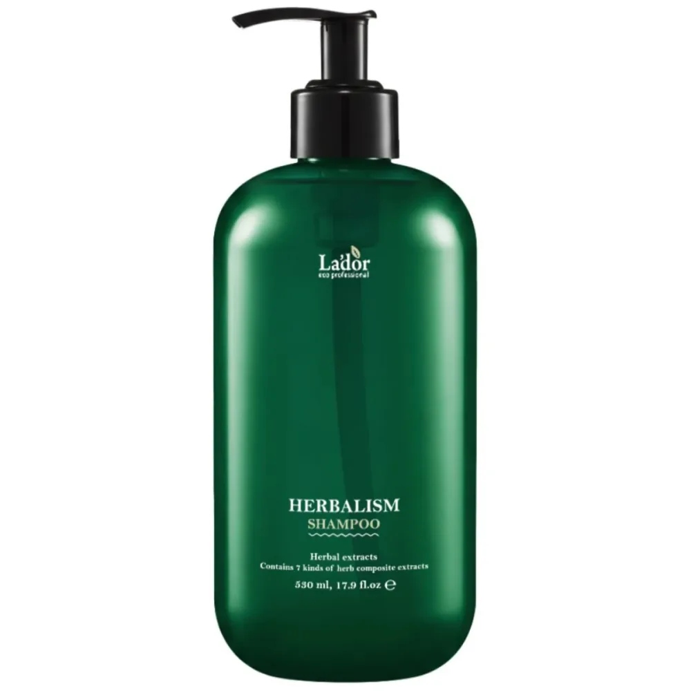 Шампунь Lador Herbalism очищающий, освежающий кожу головы, 150 мл / 530 мл