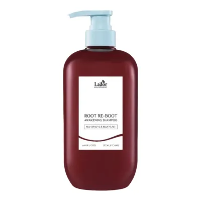 Шампунь Lador Root Re-boot Awakening Red Ginseng and Beer Yeast очищающий, для нормальных и сухих волос, 800 мл