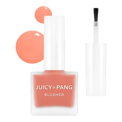 Жидкие румяна A'Pieu Juicy-Pang Water Blusher, с акварельным эффектом, оттенок CR01 Peach