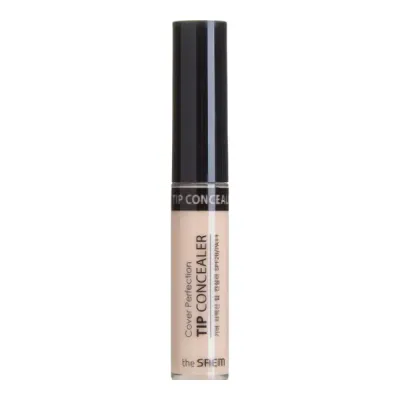 Консилер The Saem Cover Perfection Tip Concealer лёгкий, для точечной маскировки, оттенок 1.5 Natural Beige, 6,5 мл