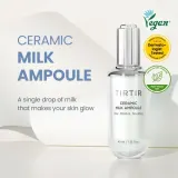 Ампула для лица TirTir Ceramic Milk Ampoule увлажняющая, для сияния, 40 мл — фото 4