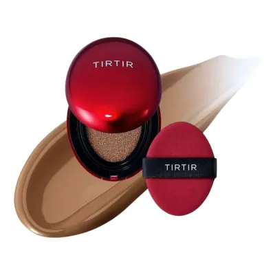 Кушон TirTir Mask Fit Red с регулируемым покрытием, оттенок 45N Saddle Brown