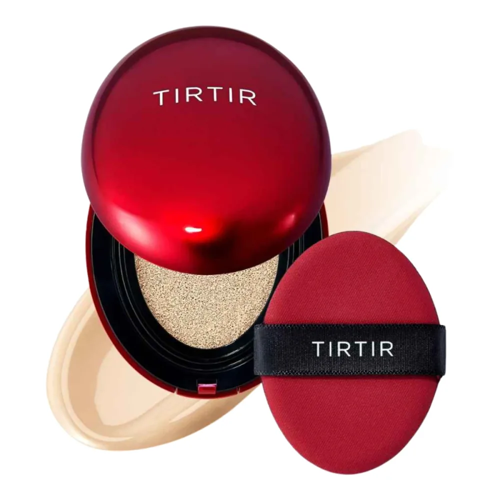 Кушон TirTir Mask Fit Red с регулируемым покрытием, оттенок 17W French Vanilla