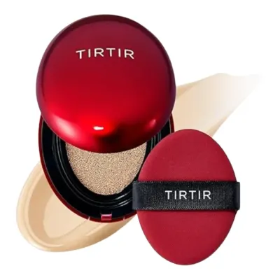 Кушон TirTir Mask Fit Red с регулируемым покрытием, оттенок 21W Natural Ivory