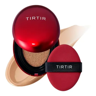 Кушон TirTir Mask Fit Red с регулируемым покрытием, оттенок 29N Natural Beige