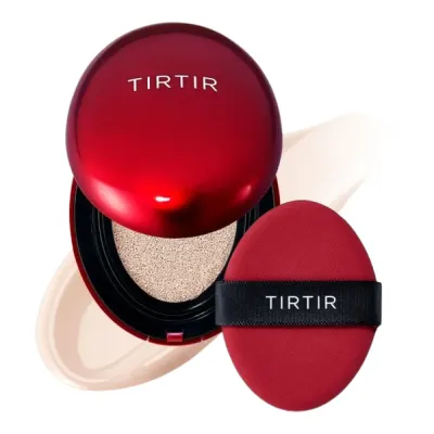 Кушон TirTir Mask Fit Red с регулируемым покрытием, оттенок 17C Porcelain