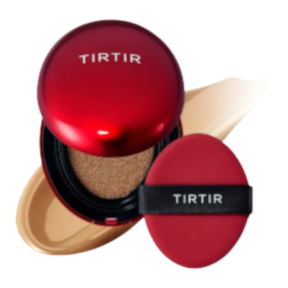 Кушон TirTir Mask Fit Red с регулируемым покрытием, оттенок 29C Taupe Beige