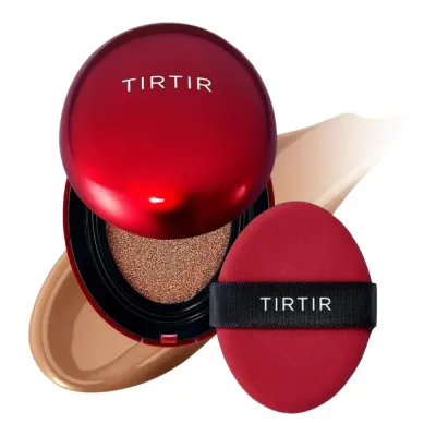 Кушон TirTir Mask Fit Red с регулируемым покрытием, оттенок 37C Almond