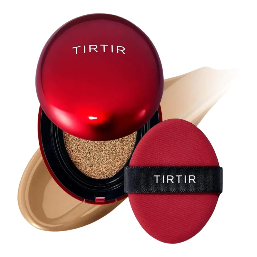 Кушон TirTir Mask Fit Red с регулируемым покрытием, оттенок 34W Toffee