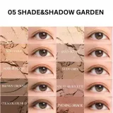 Палетка теней rom&nd Better Than Palette, 10 матовых и блестящих оттенков, оттенок 05 Shade & Shadow Garden, 7,5 г — фото 5