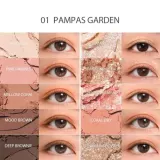 Палетка теней rom&nd Better Than Palette, 10 матовых и блестящих оттенков, оттенок 05 Shade & Shadow Garden, 7,5 г — фото 6