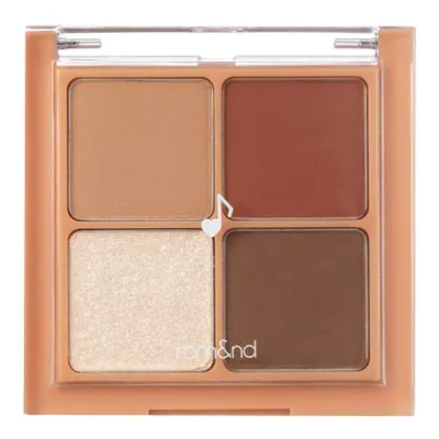 Палетка теней rom&nd Better Than Eyes компактная, матовые и блестящие оттенки, оттенок M01 Dry Apple Blossom