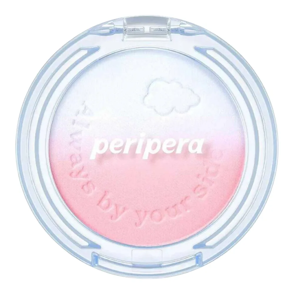 Румяна Peripera Pure Blushed Custom Cheek Night Peri Friends Edition двухцветные, пудровые, оттенок 01 Candy Pink