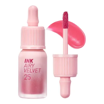 Тинт для губ Peripera Ink Airy Velvet, кремовый, оттенок 25 Zazzy Peach