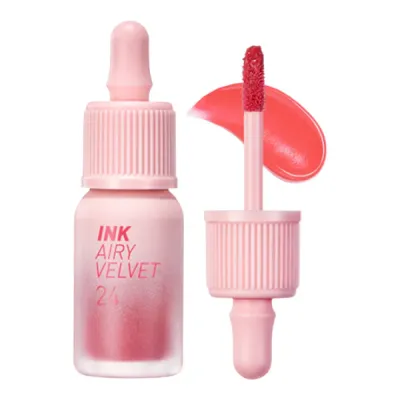 Тинт для губ Peripera Ink Airy Velvet, кремовый, оттенок 24 Heavenly Peach