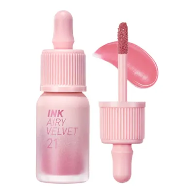Тинт для губ Peripera Ink Airy Velvet, кремовый, оттенок 21 Fluffy Peach
