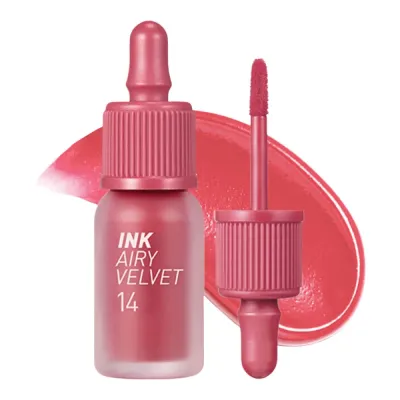 Тинт для губ Peripera Ink Airy Velvet, кремовый, оттенок 14 Rosy Pink