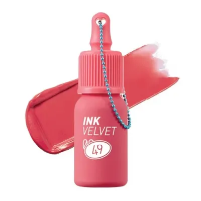 Тинт для губ Peripera Ink The Velvet, бархатистый финиш, оттенок 49 Last Red