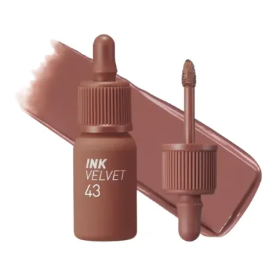 Тинт для губ Peripera Ink The Velvet, бархатистый финиш, оттенок 43 Caffeine Nude