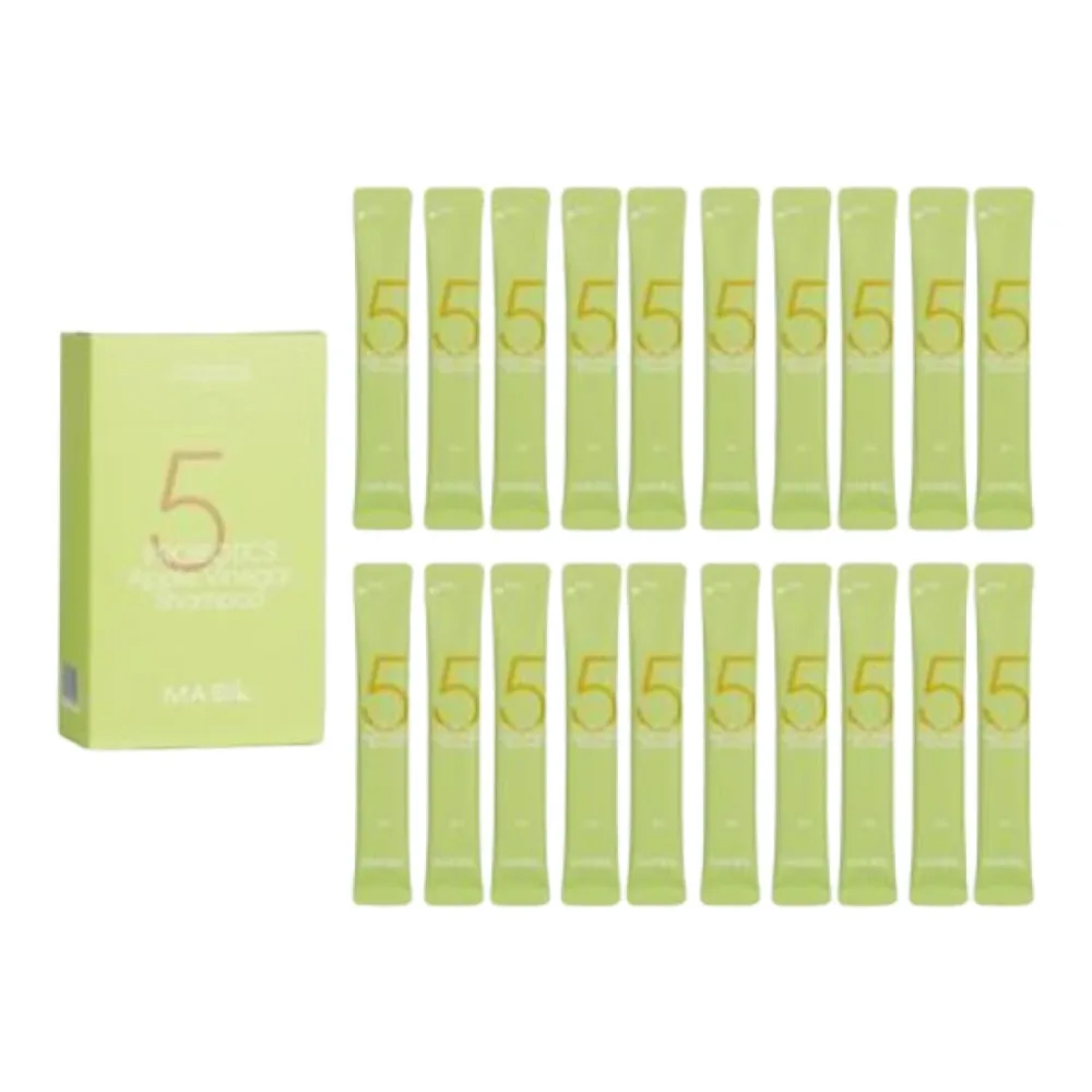 Шампунь Masil 5 Probiotics Apple Vinegar Shampoo Stick Pouch в саше, освежающий, 20 x 8 мл