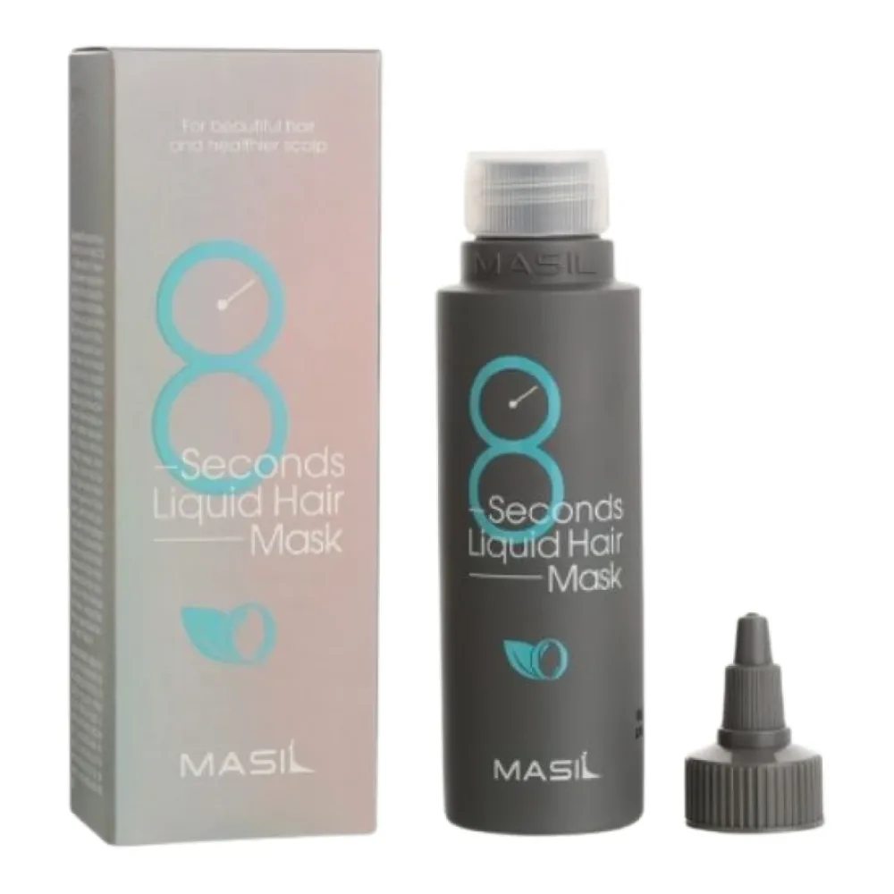 Маска для волос Masil 8 Seconds Liquid Hair Mask жидкая, разглаживающая, для объёма у корней, 100 мл