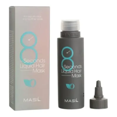 Маска для волос Masil 8 Seconds Liquid Hair Mask жидкая, разглаживающая, для объёма у корней, 100 мл