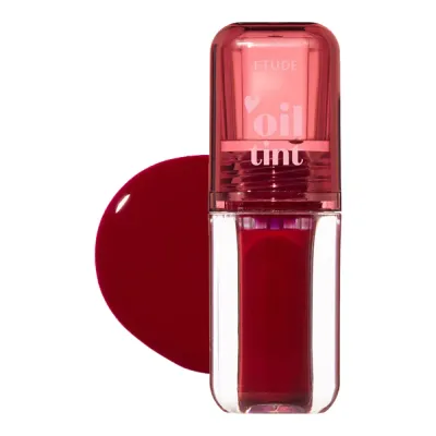 Тинт для губ Etude Dear Darling Oil Tint, масляная формула, сияющий финиш, оттенок 02 Plum Berry