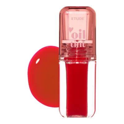 Тинт для губ Etude Dear Darling Oil Tint, масляная формула, сияющий финиш, оттенок 04 Sweet Apple
